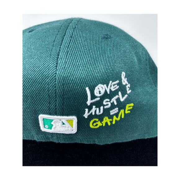 New Era Fits Genuine Merchandise 59Fifty A's 1989 World Series Baseball Cap - Picture 3 of 8